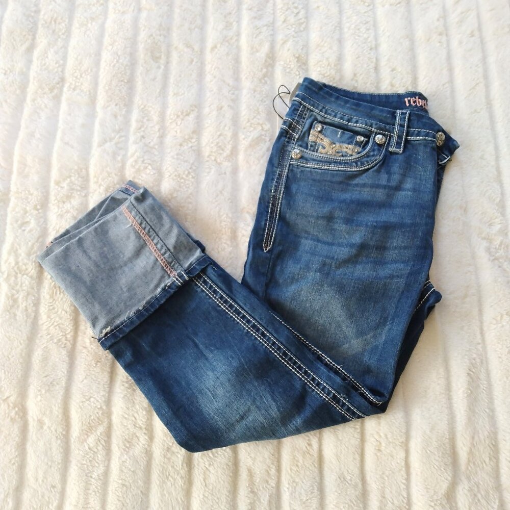 NWT Rebel & Soul sz 9 straight leg jeans